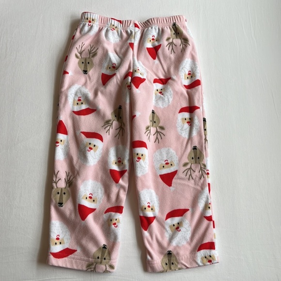 Carter's Reindeer Christmas Pajama Set Girl's Size 4 - Picture 8 of 8